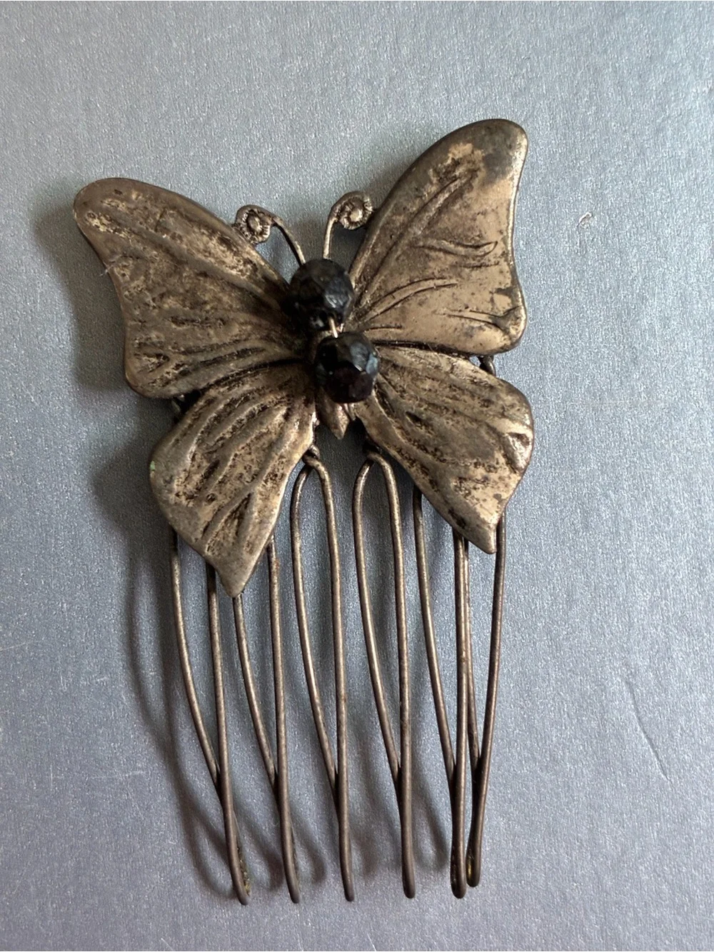 Vintage Deborah Rhodes Butterfly Hair Comb-  Hair Accessory